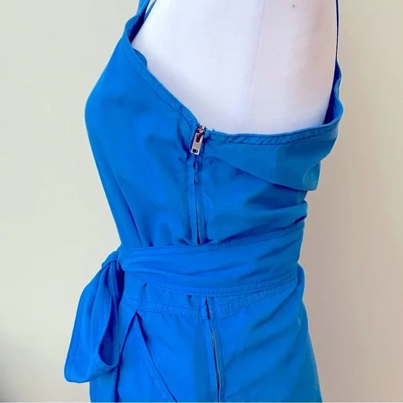 Stella McCartney Blue Sleeveless Cotton Dress Size 42 - Picture 9 of 11